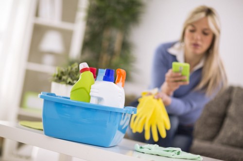 Shampooing a carpet professionally